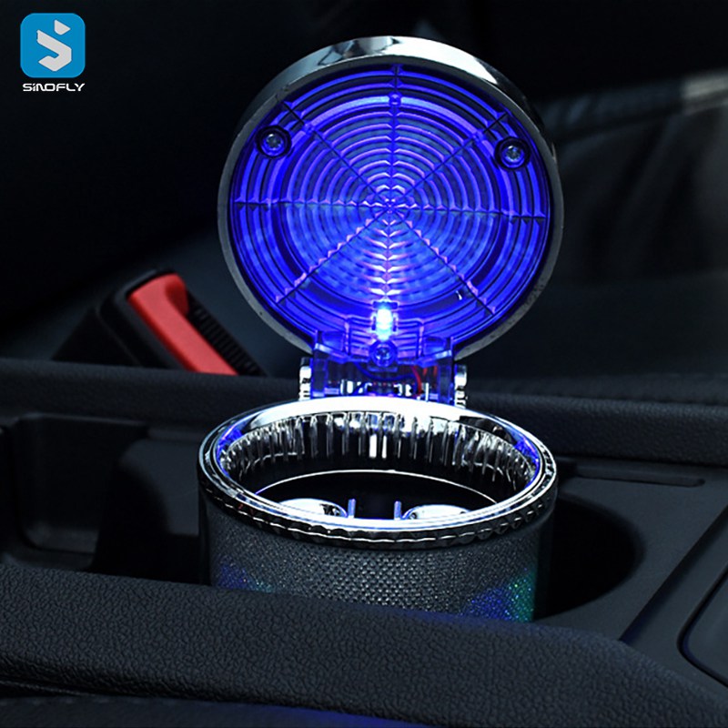 Car colored light ashtray
